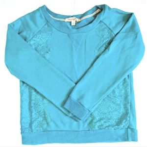 🍁 3/$15  Francesca's Free Laced Sweatshirt Small